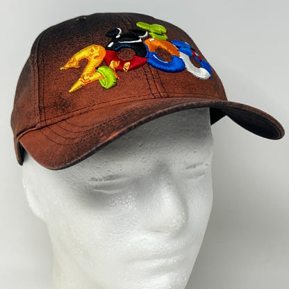 Vintage Y2K Disney 2000 Goofy Mickey Pluto Donald Hat Baseball Cap Strapback