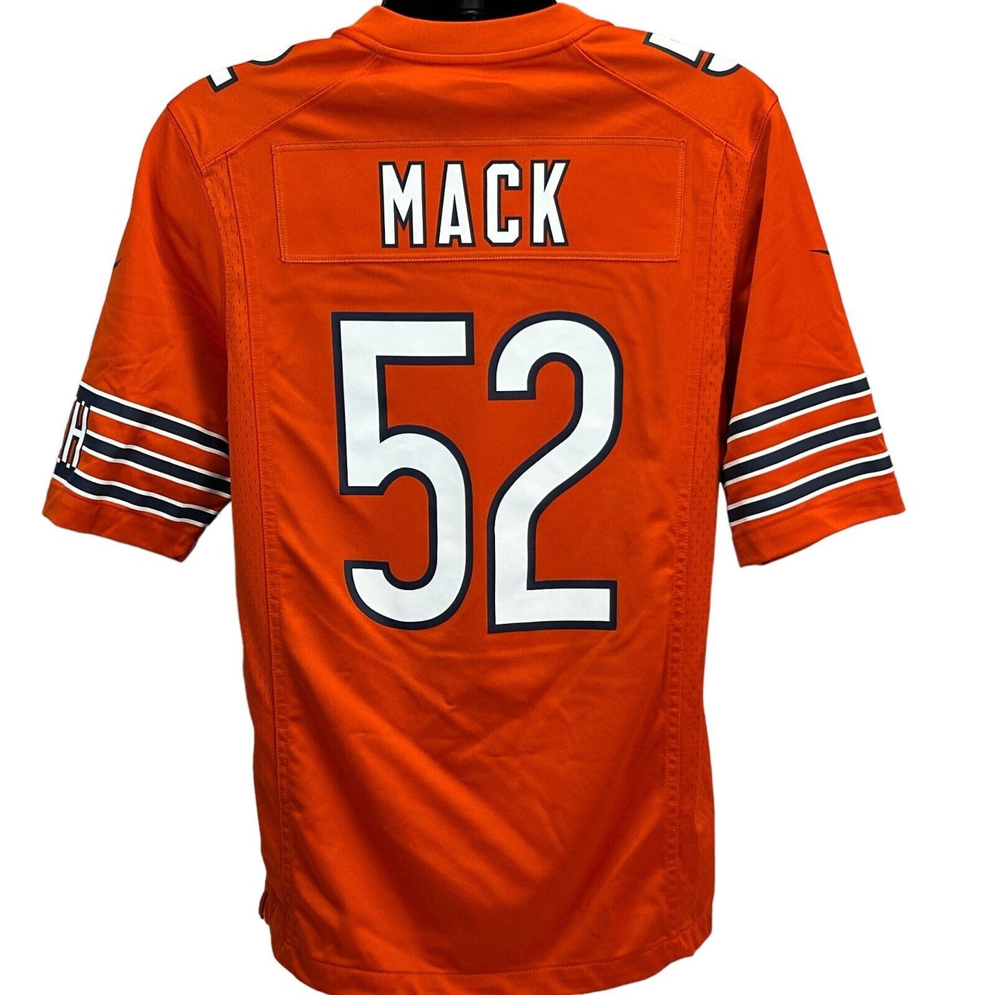 Camiseta Khalil Mack Chicago Bears Jersey para hombre pequeña naranja Nike NFL On Field