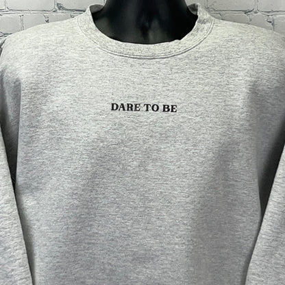 KK Fit Twins Kathryn Kendra Dare to Be Butterfly Sweatshirt XL Gray Crewneck