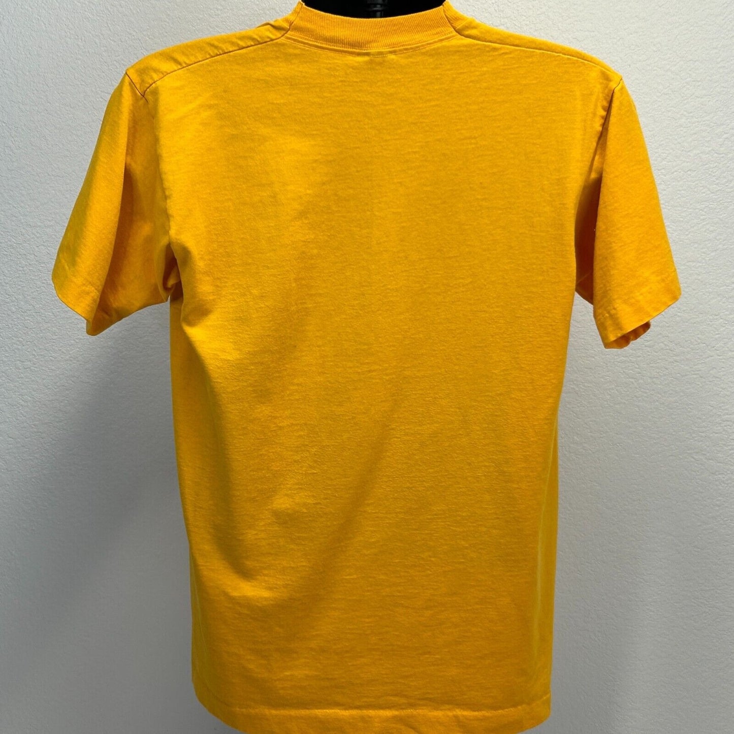 Vintage Marshmallo Bike Ride T Shirt Medium 90s Marshalltown Bicycle Mens Yellow