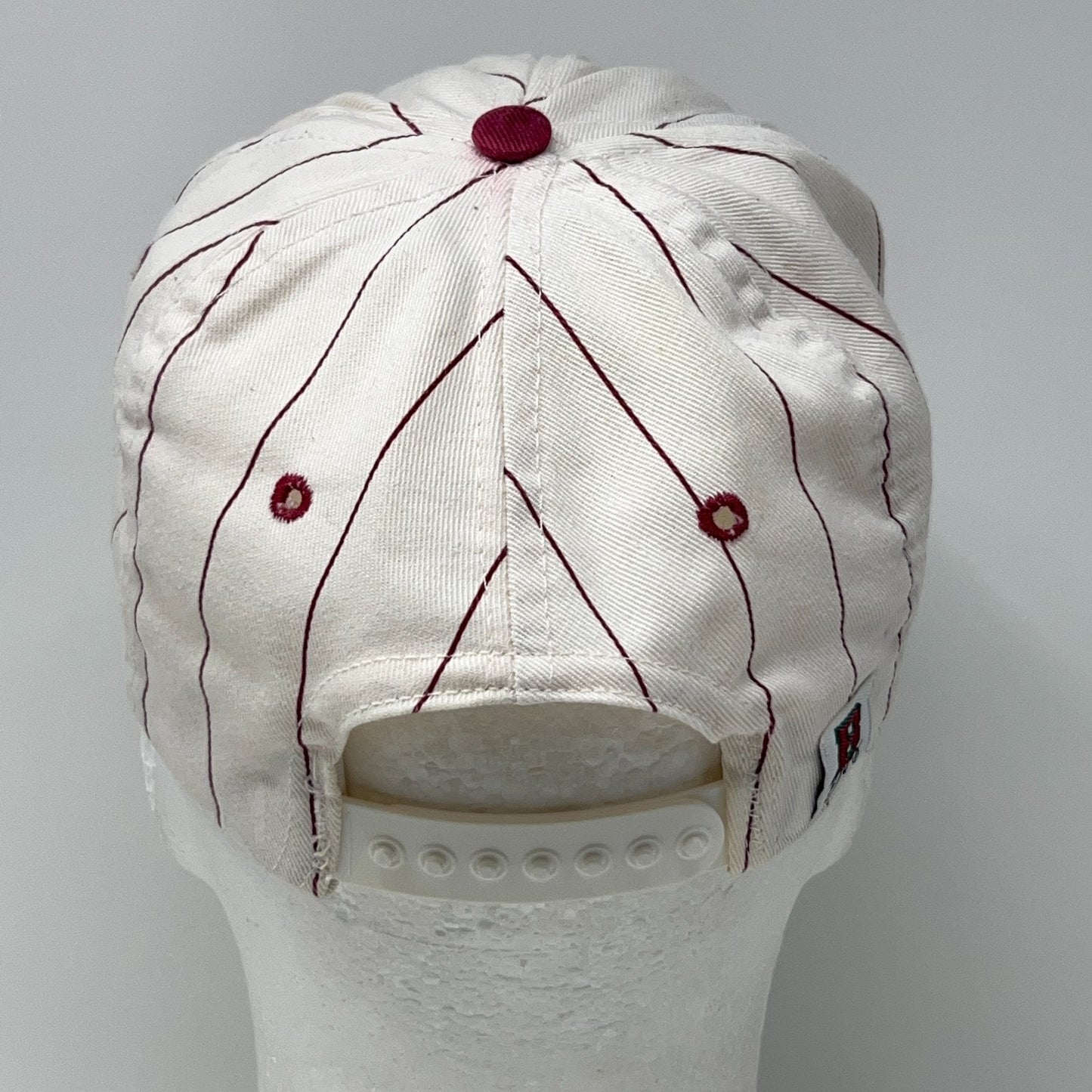 Vintage 90s Arkansas Razorbacks Basketball Hat Baseball Cap White Hogs Snapback