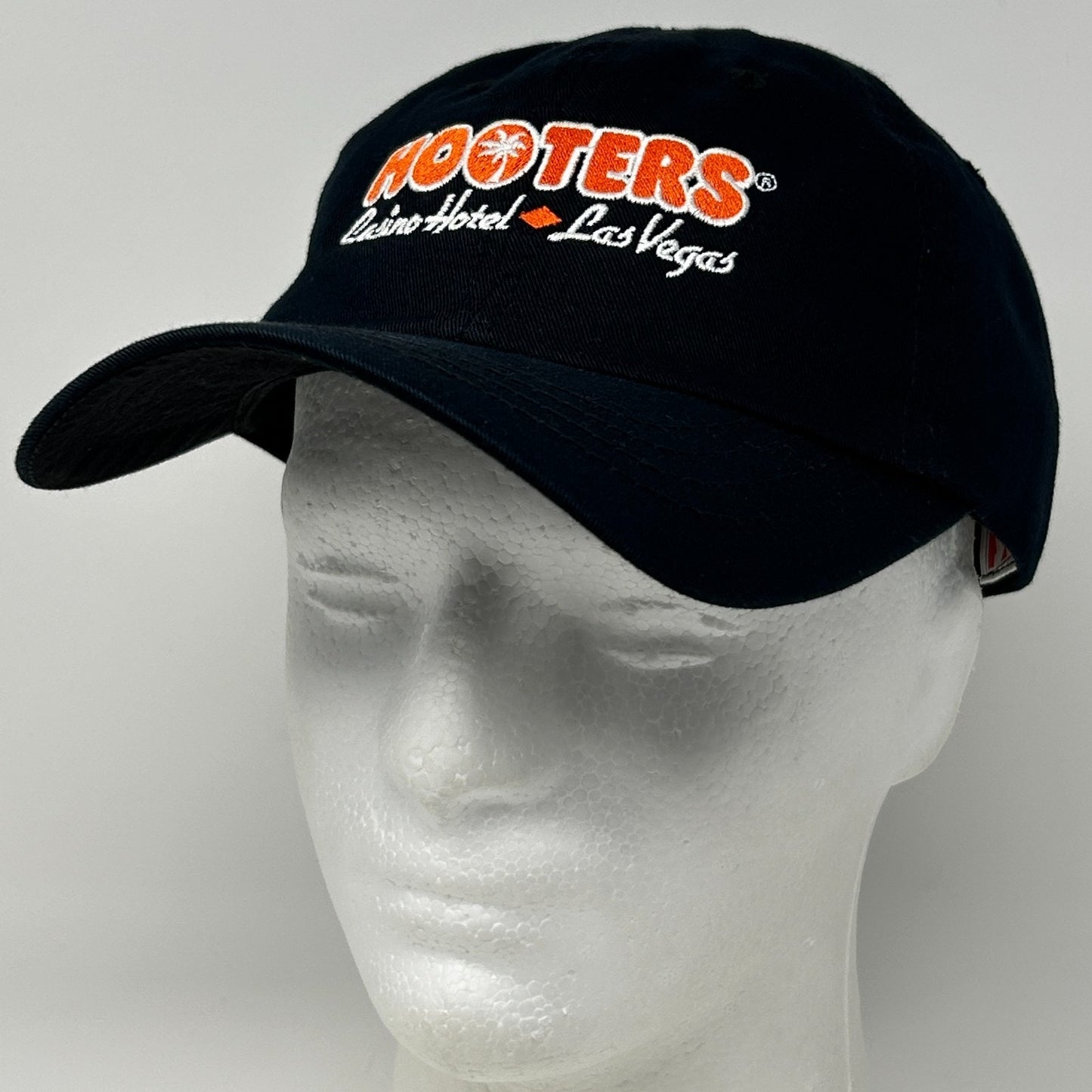 Hooters Casino Hotel Las Vegas Hat Baseball Cap 6 Panel Snapback Black