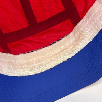 Vintage Tommy Hilfiger Athletics Camp Hat Baseball Cap 5 Panel Strapback Red