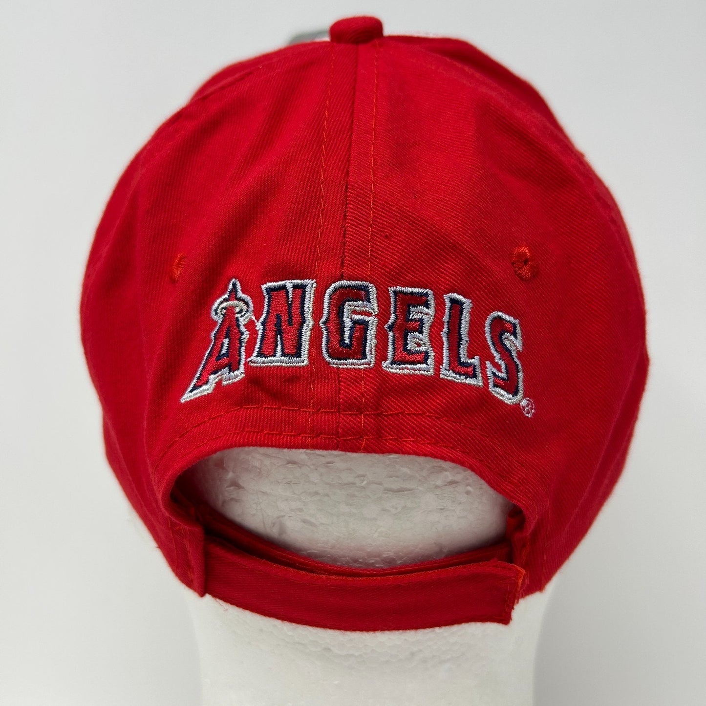 Los Angeles LA Angels Mike Trout Hat Baseball Cap 3D Fish 6 Panel Red Strapback