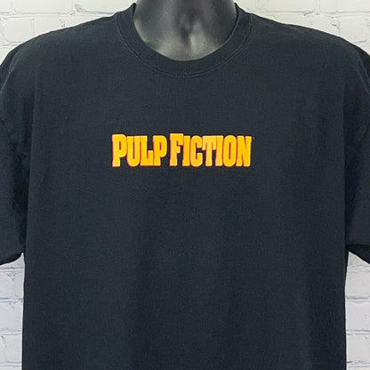 Pulp Fiction T Shirt XL X-Large Black Miramax Movie Film Graphic Tarantino Tee