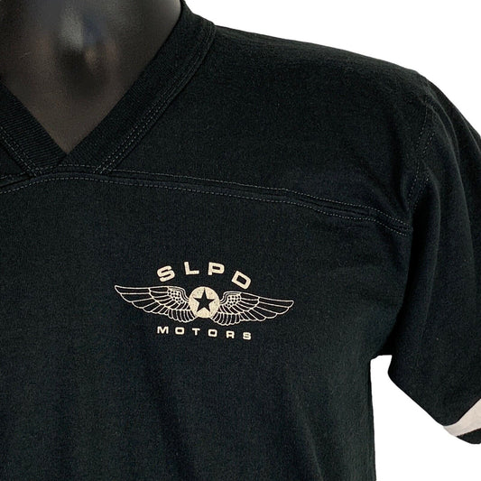 Camiseta vintage del Departamento de Policía de SLPD, pequeña, años 80, policía de Salt Lake City, para hombre, color negro