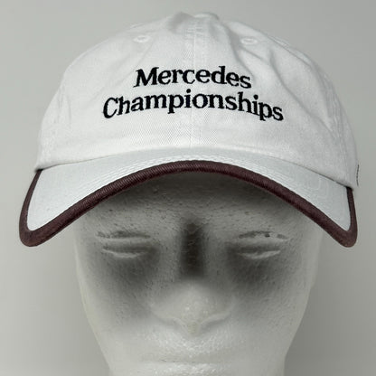 Vintage Y2Ks Mercedes Championships Kapalua Dad Hat Baseball Cap Strapback White