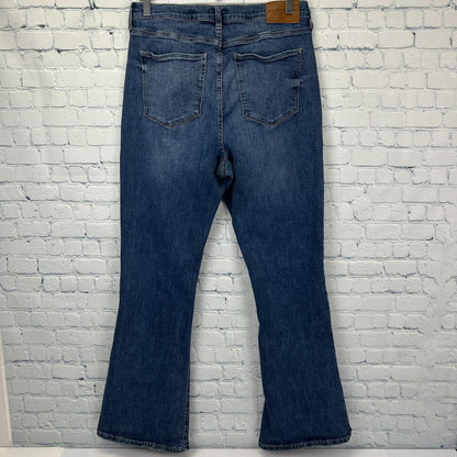 Lucky Brand Stevie Jeans High Rise Flare Stretch Pockets Blue Womens 14-32