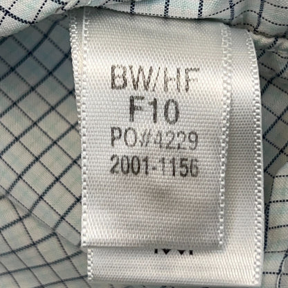 ExOfficio Button Front Shirt Hiking Hiker Fishing Blue Check Womens S Small