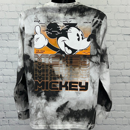 Disney Mickey Mouse True Original 1928 Tie Dye Long Sleeve T-Shirt Mens L Large