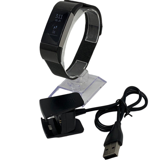 Fitbit 中性黑色 Charge 2 FB407 手表心率监测器活动追踪器