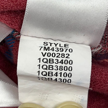Lucky Brand Humboldt Plaid Workwear Button Front Shirt Red Long Sleeve M Medium