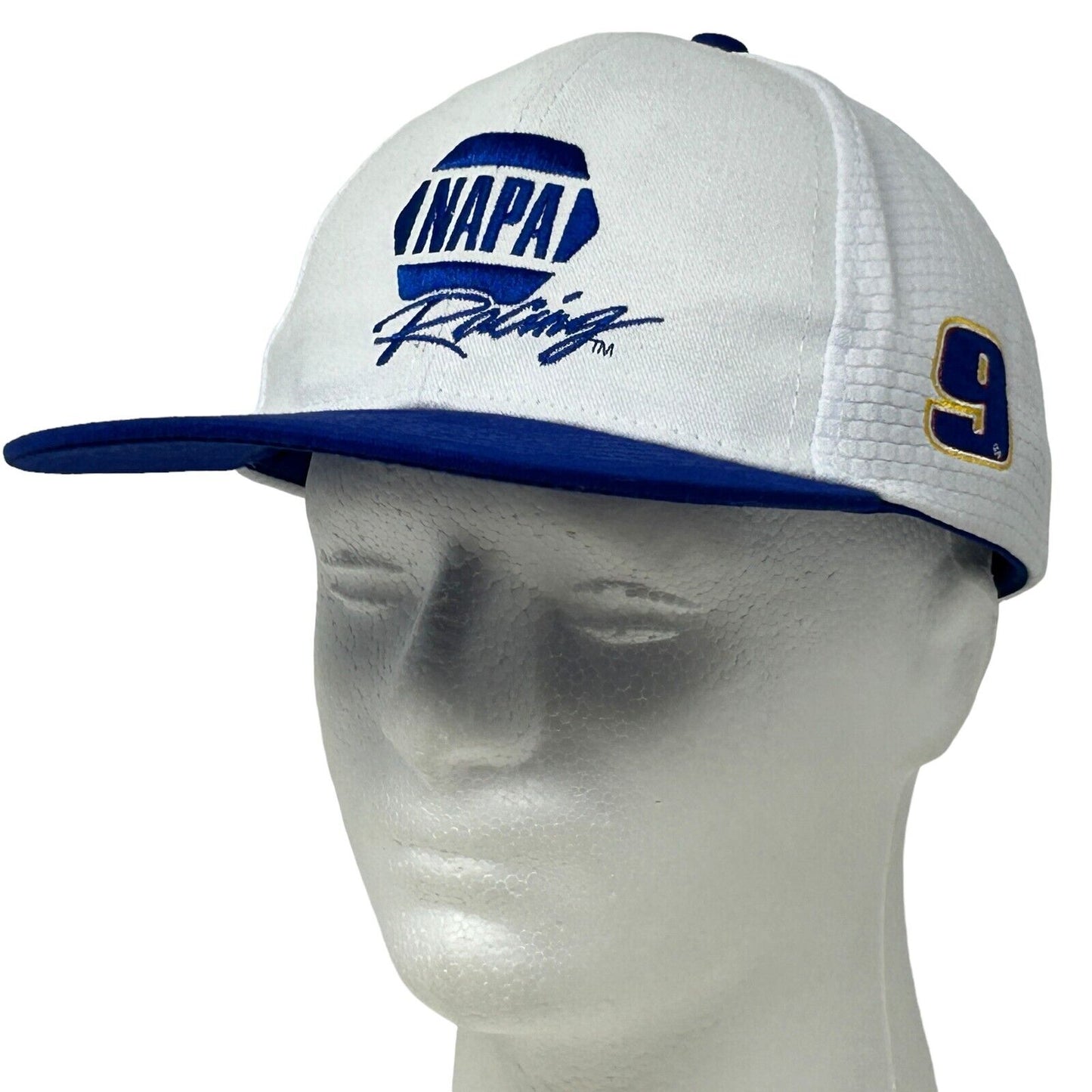 Gorra de béisbol NAPA Racing Chase Elliott con correa para el hombro, color blanco, para deportes de motor NASCAR