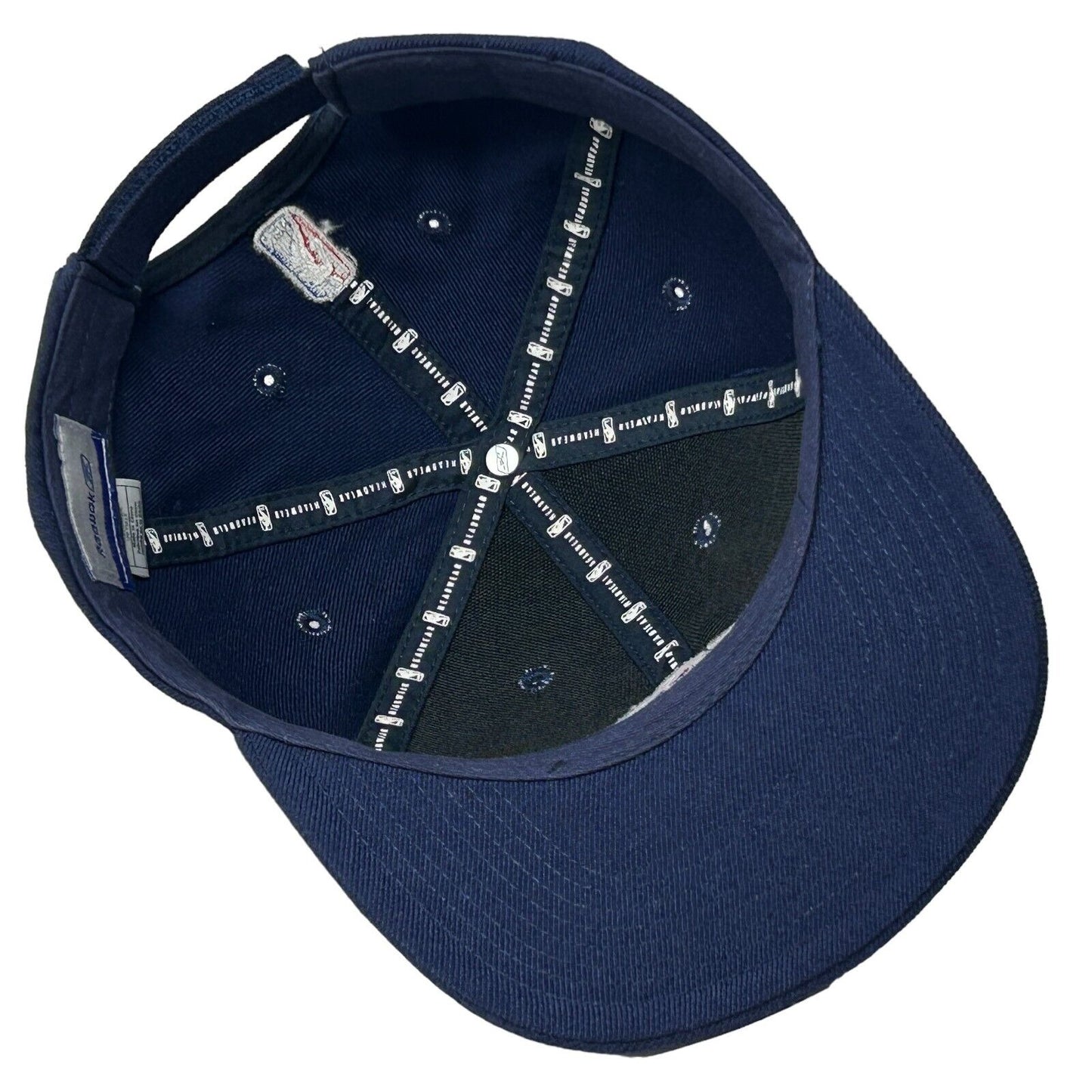 Gorra de béisbol de los Detroit Pistons, gorra con correa trasera, azul, mezcla de lana Reebok, baloncesto, NBA