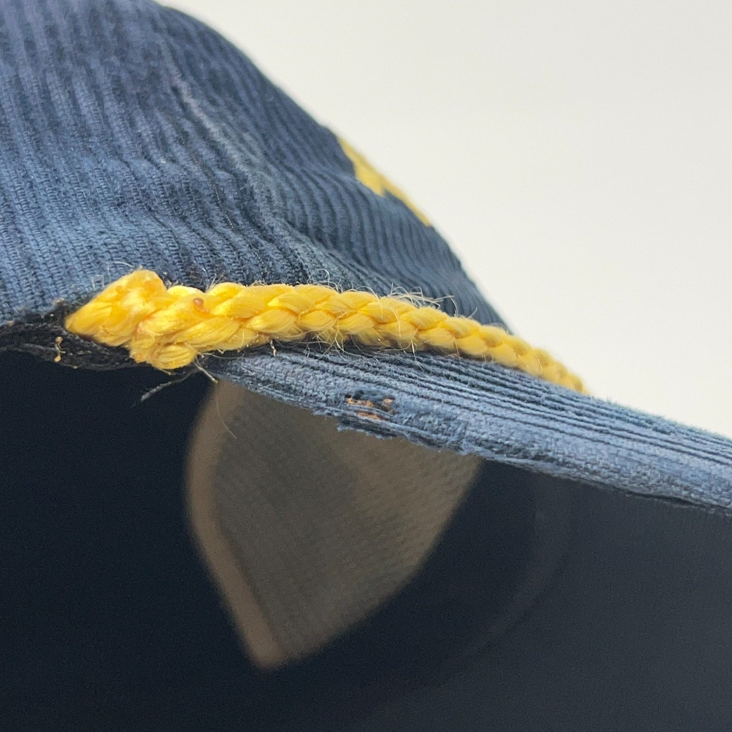 Vintage 90s Missouri Tigers Hat Baseball Cap University Corduroy Snapback Blue