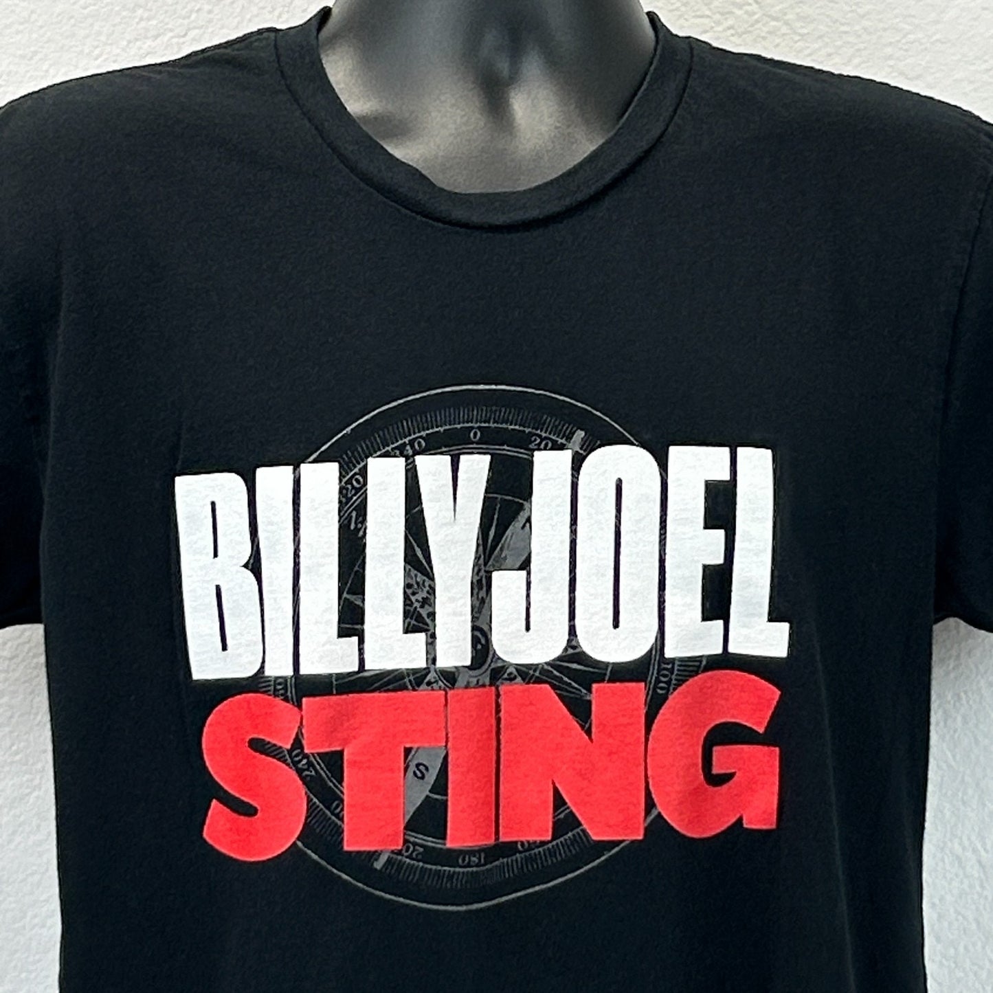 Sting and Billy Joel San Diego Concert T Shirt Mens M Medium Black 2024 Tour USA