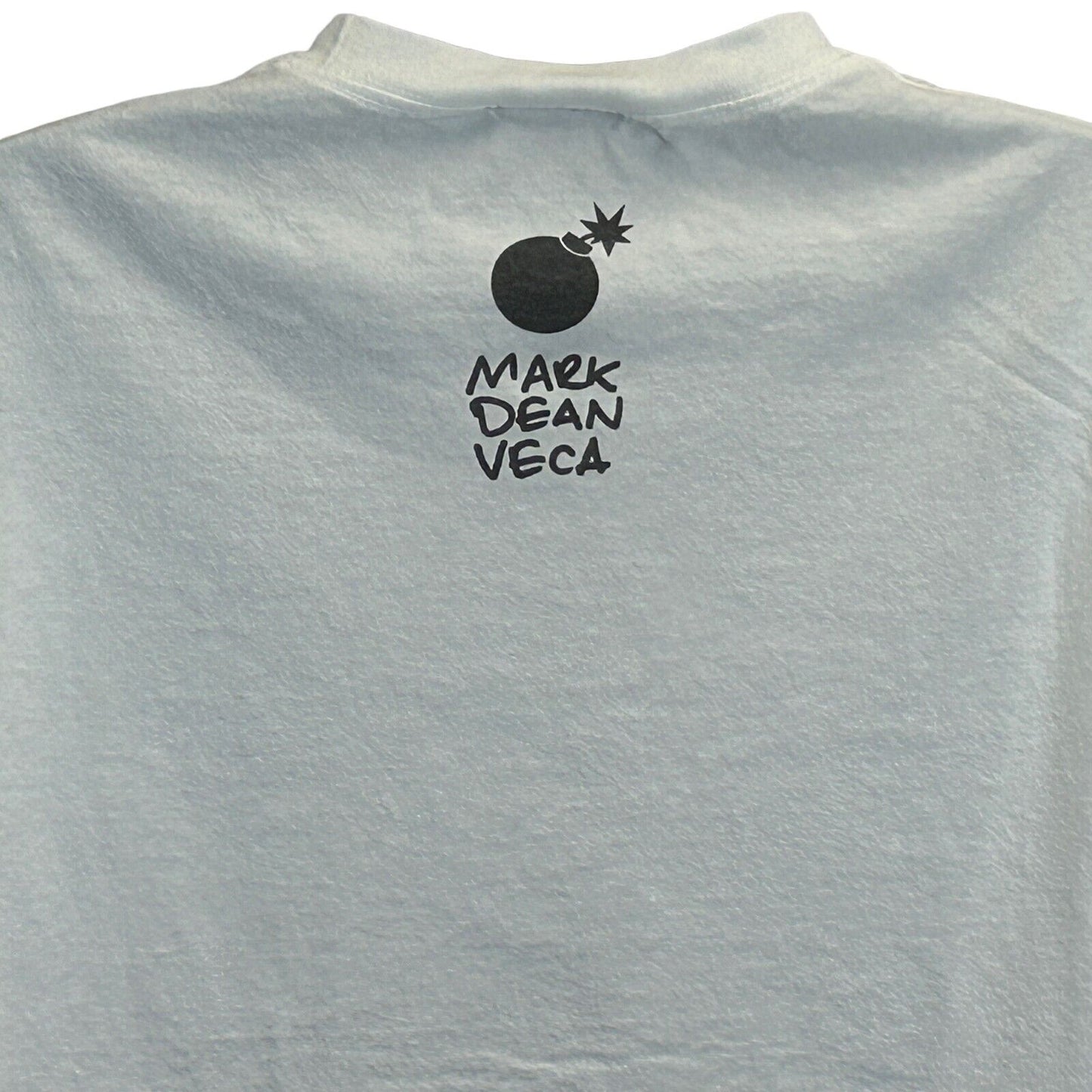 The Hundreds x Mark Dean Veca T Shirt Pop Art Adam Bomb Streetwear White Tee XL