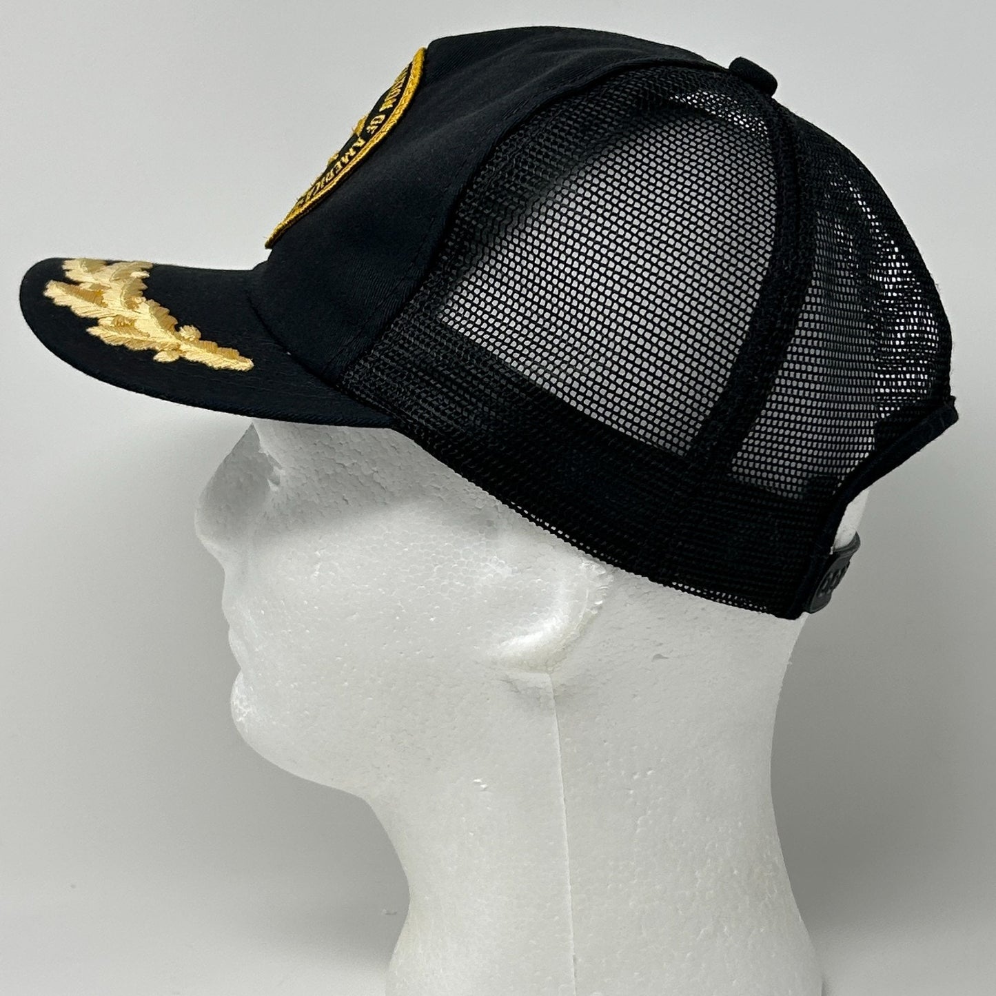 Vintage NRA Trucker Hat Baseball Cap National Rifle Association Snapback Black