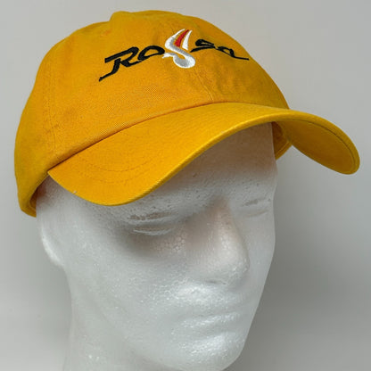 TaylorMade Rossa Putters Dad Hat Cap Golfer Golfing Yellow Strapback 6 Panel
