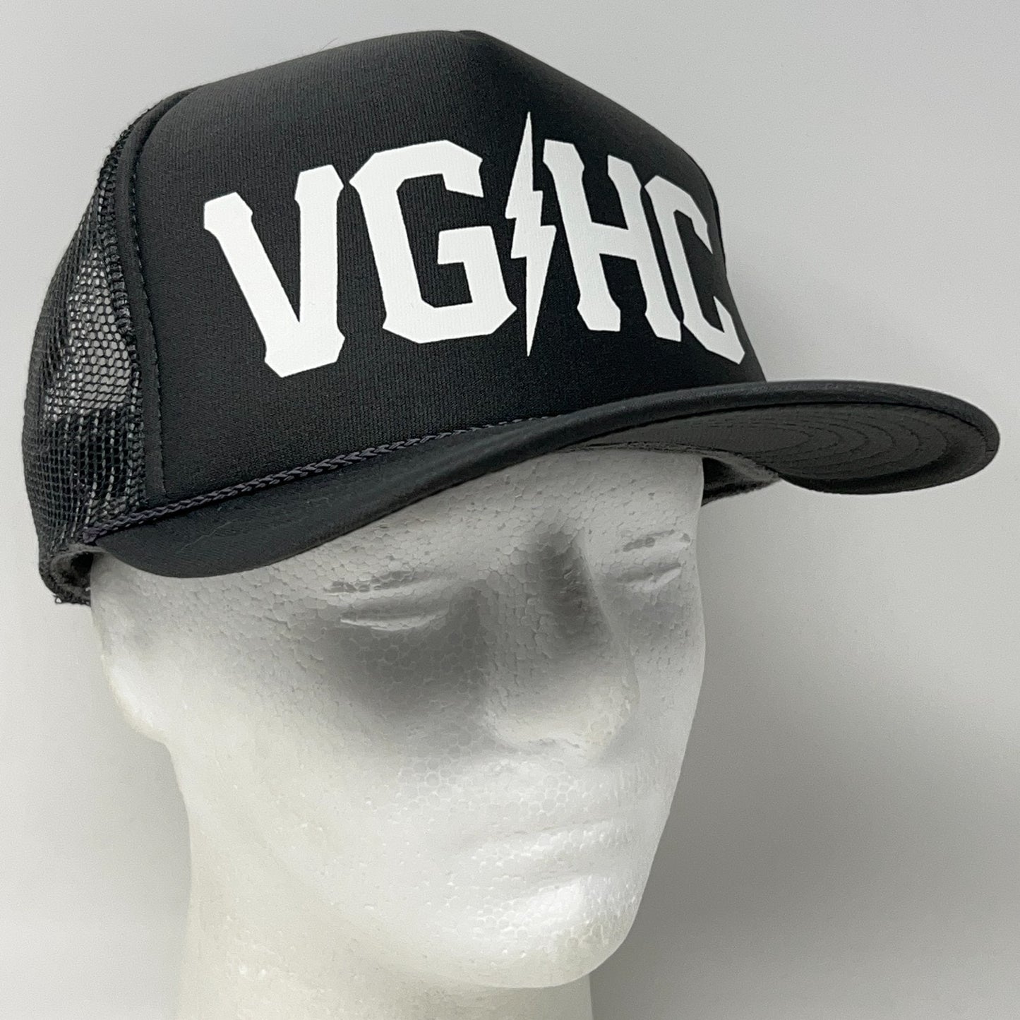 Violent Gentlemen Hockey Club Trucker Hat Baseball Cap VGHC Bolt Gray Snapback