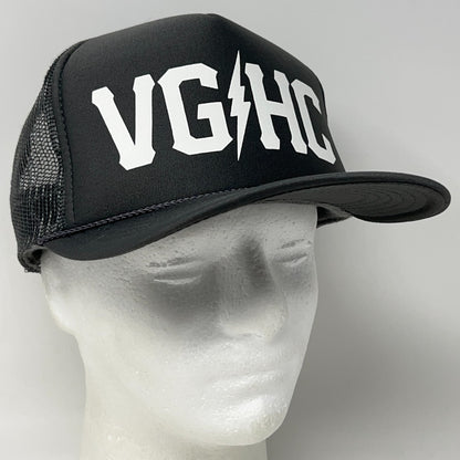 Violent Gentlemen Hockey Club Trucker Hat Baseball Cap VGHC Bolt Gray Snapback
