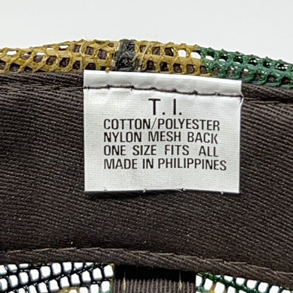 Vintage El Capitan Casino Trucker Hat Baseball Cap Camo Iraq War Snapback Beige