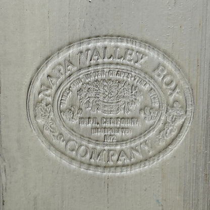 100 Cassette Tape Wall Rack Napa Valley Box Company Storage Holder Wood Vintage