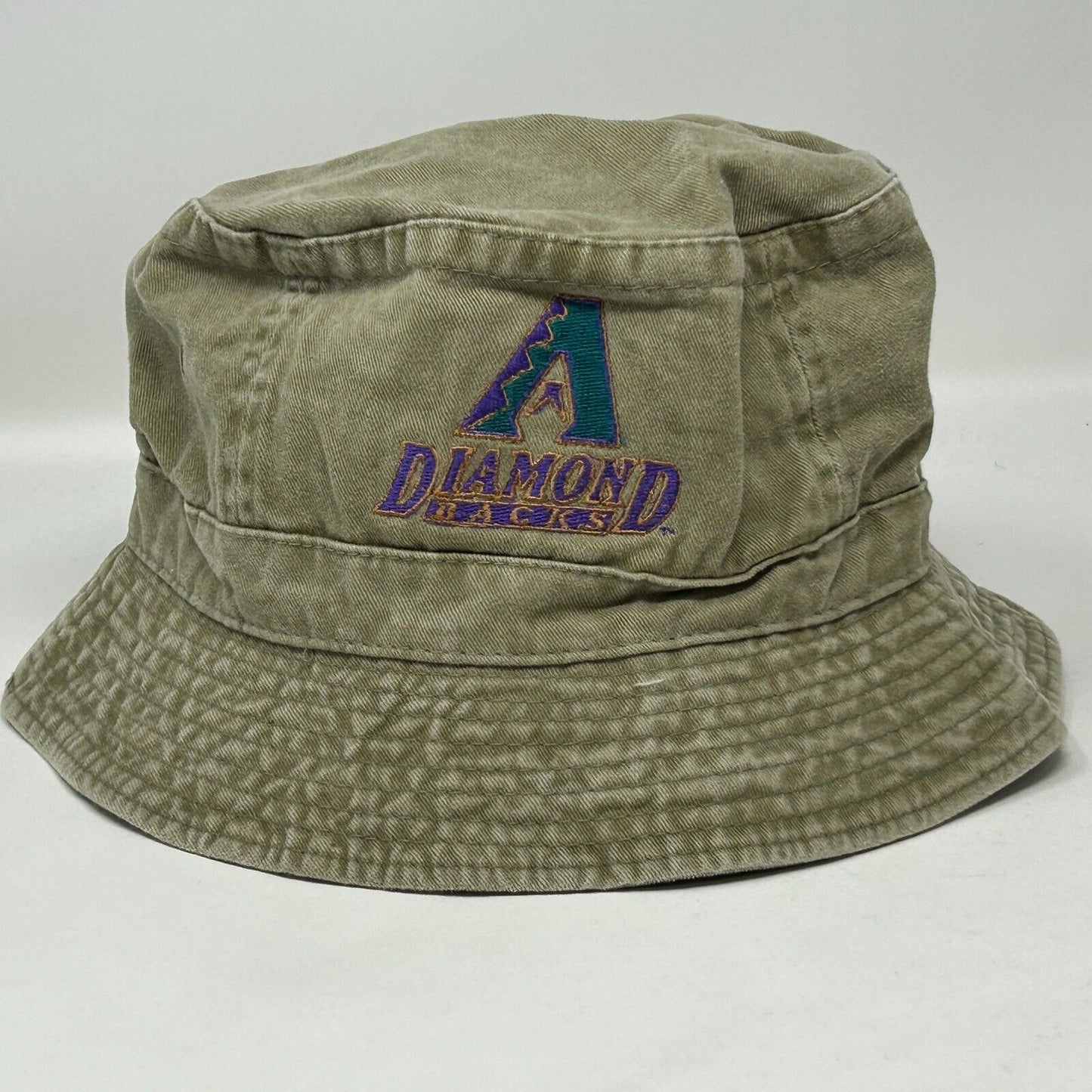 Arizona Diamondback Bucket Hat Fishermans Hat Pail Hat Beige Tan MLB Baseball