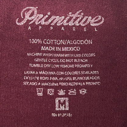 Primitive Apparel Skateboarding T Shirt Sexy Model Skater Skating Red M Medium