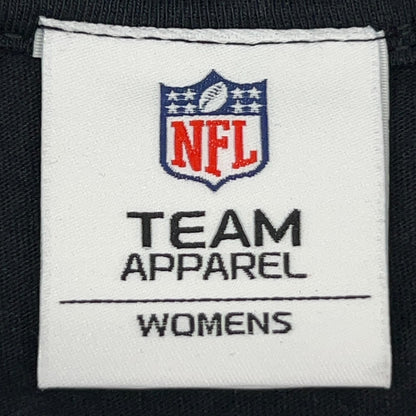 Las Vegas Raiders Womens XL X-Large Black Long Sleeve V Neck NFL Shirt Tee NWT
