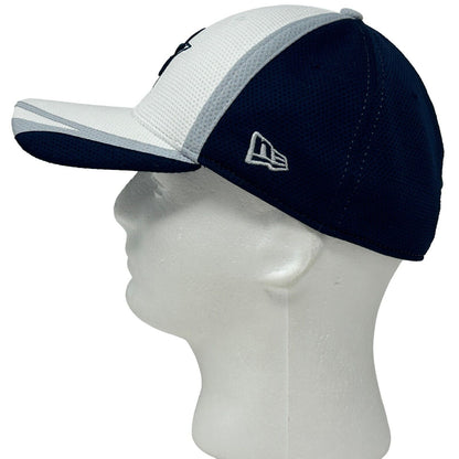 Dallas Cowboys Hat Blue White New Era 39Thirty NFL Baseball Cap Flex S/M