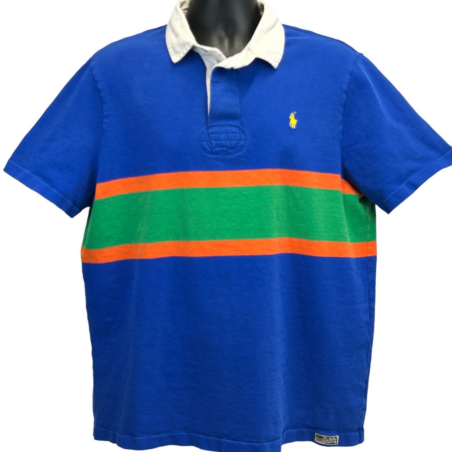 Polo Ralph Lauren Vintage 90s Rugby Shirt X-Large Florida Gators Color Mens Blue