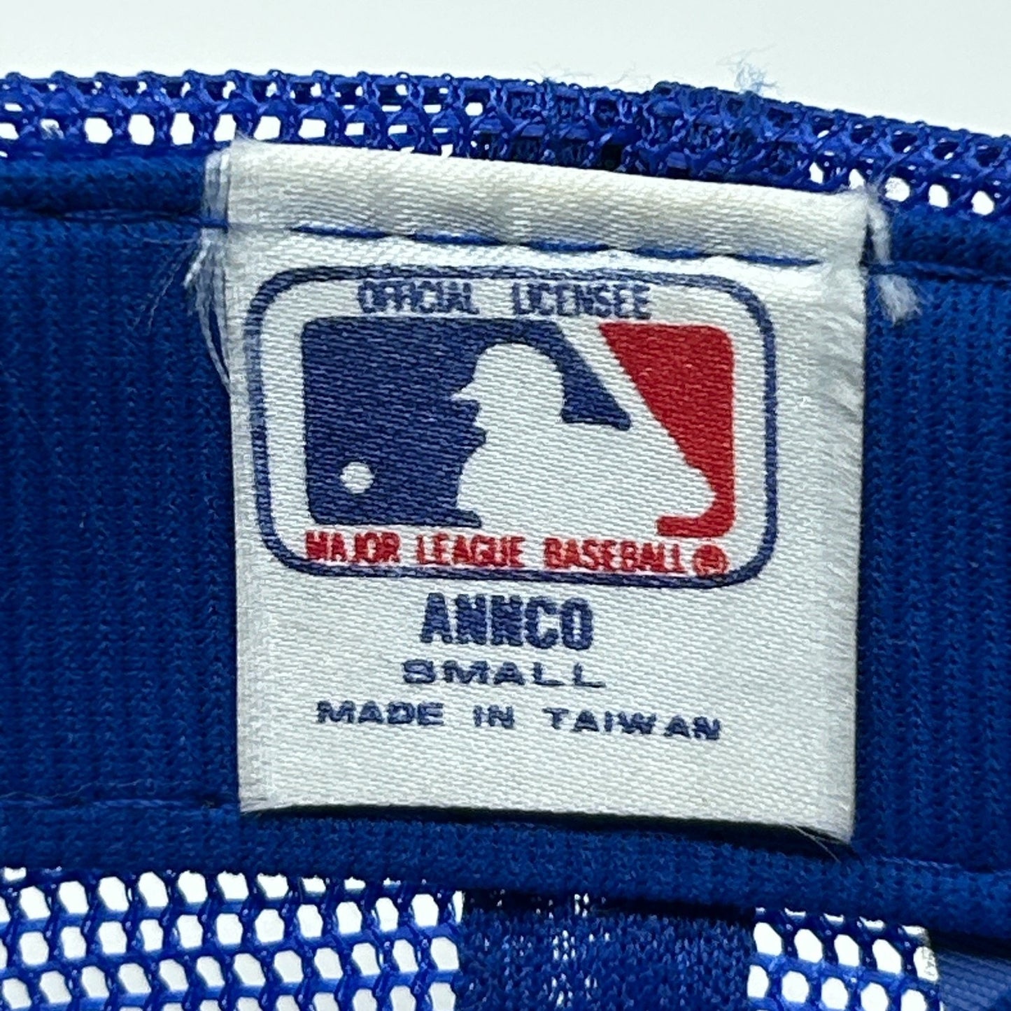 Vintage 80s Milwaukee Brewers Youth Trucker Hat Baseball Cap MLB Snapback Blue