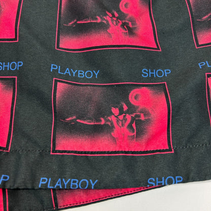 Playboy by Pacsun Swim Trunks Shorts Shop Mesh Lined Pockets Black XL X-Large