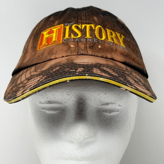 Vintage 90s History Channel Club Baseball Cap Dad Hat K-Products Strapback Adult