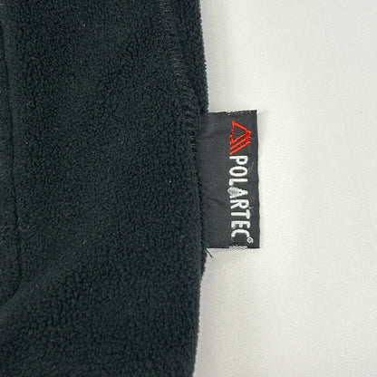 Ralph Lauren Polo Sport Fleece Jacket Polartec Full Zip Pockets Black L Large - Neon Vintage