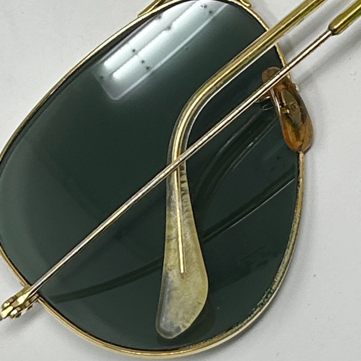 Vintage Ray Ban Aviator Large Metal II Sunglasses L2846 RB3026 60-15-140 Gold