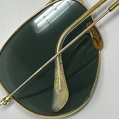 Vintage Ray Ban Aviator Large Metal II Sunglasses L2846 RB3026 60-15-140 Gold
