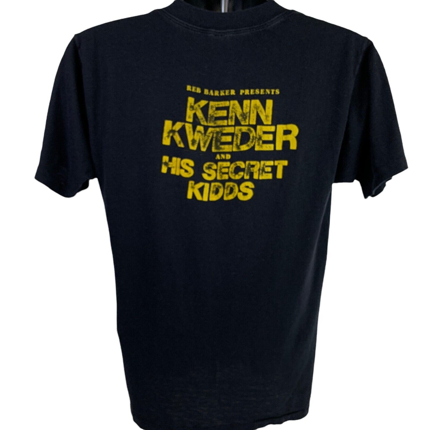 Kenn Kweder And His Secret Kidds Tour Vintage 70s 80s T Shirt Folk Rock Medium