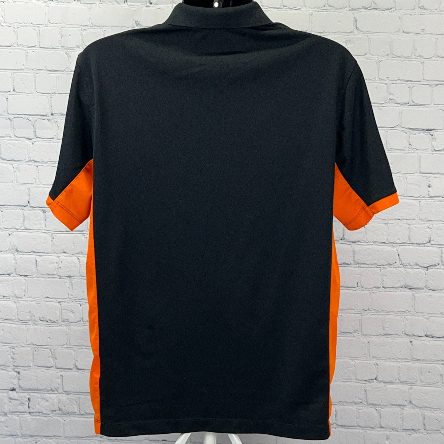 Cincinnati Bengals Polo Shirt Nike Dri Fit Equipment NFL Training Black L Large