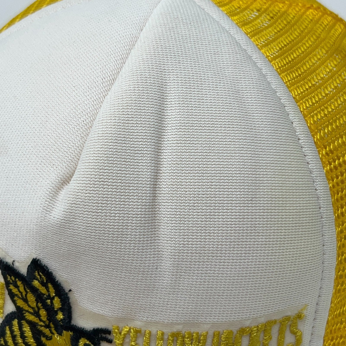 Vintage 80s Georgia Tech Yellow Jackets Rope Trucker Snapback Baseball Hat Cap