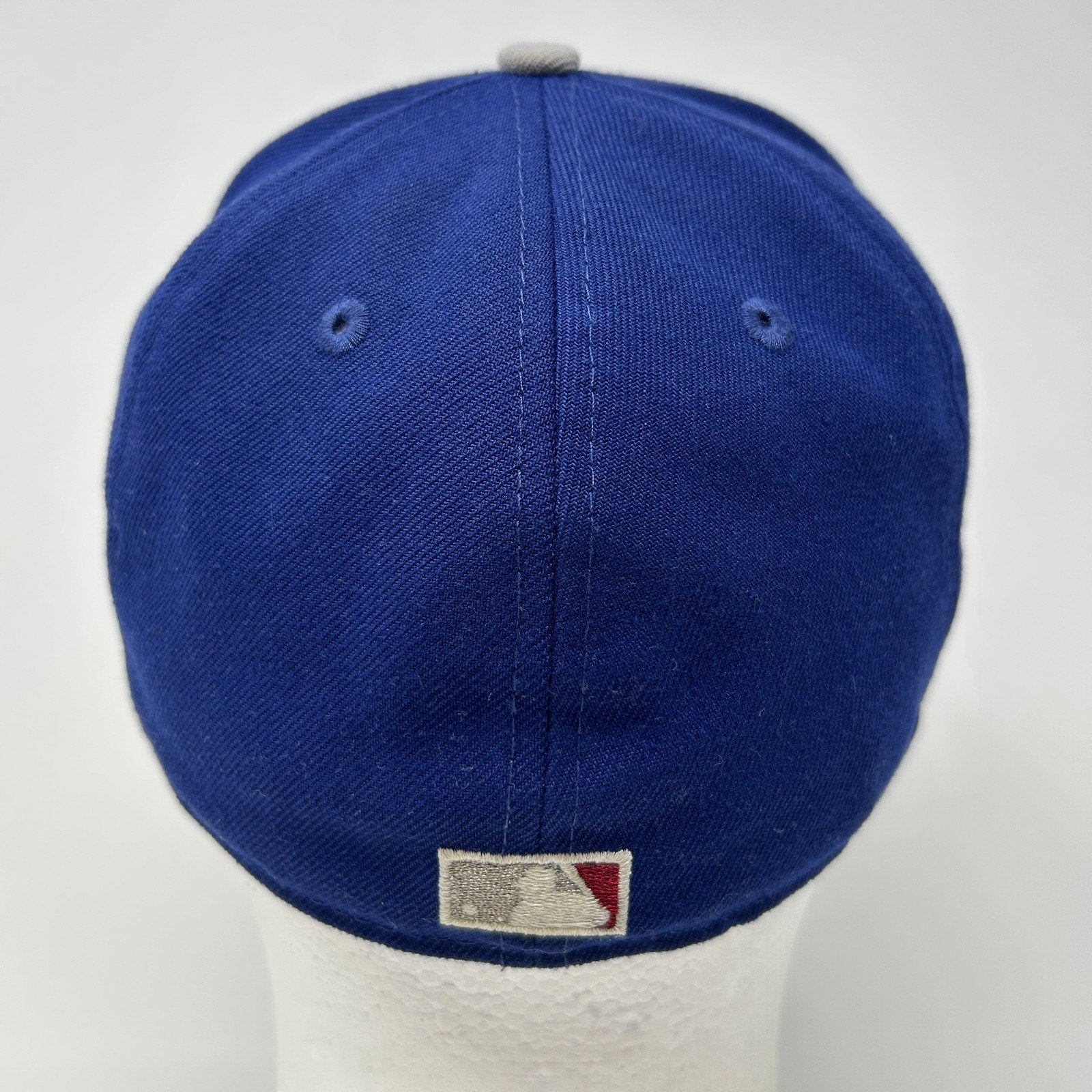 Los Angeles LA Dodgers 50th Anniv Hat Baseball Cap Blue New Era MLB Fitted 7 1/8 - Neon Vintage