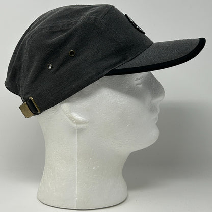 Hurley Stay Stoked Camp Hat Baseball Cap Surfer Surfing Strapback Gray 5 Panel - Neon Vintage