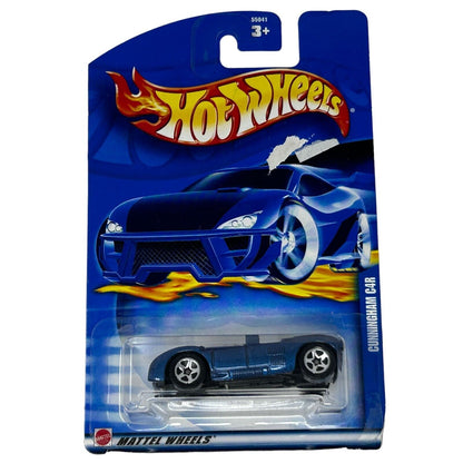 Cunningham C4R Hot Wheels Collectible Diecast Car Blue Vintage 2002 Vehicle New