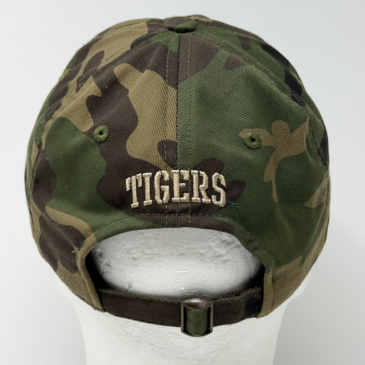 LSU Louisiana State University Tigers Hat Baseball Cap Camo Camouflage Strapback