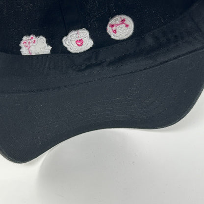 Hello Kitty Cafe Dad Hat Baseball Cap Las Vegas Sanrio 6 Panel Strapback Black