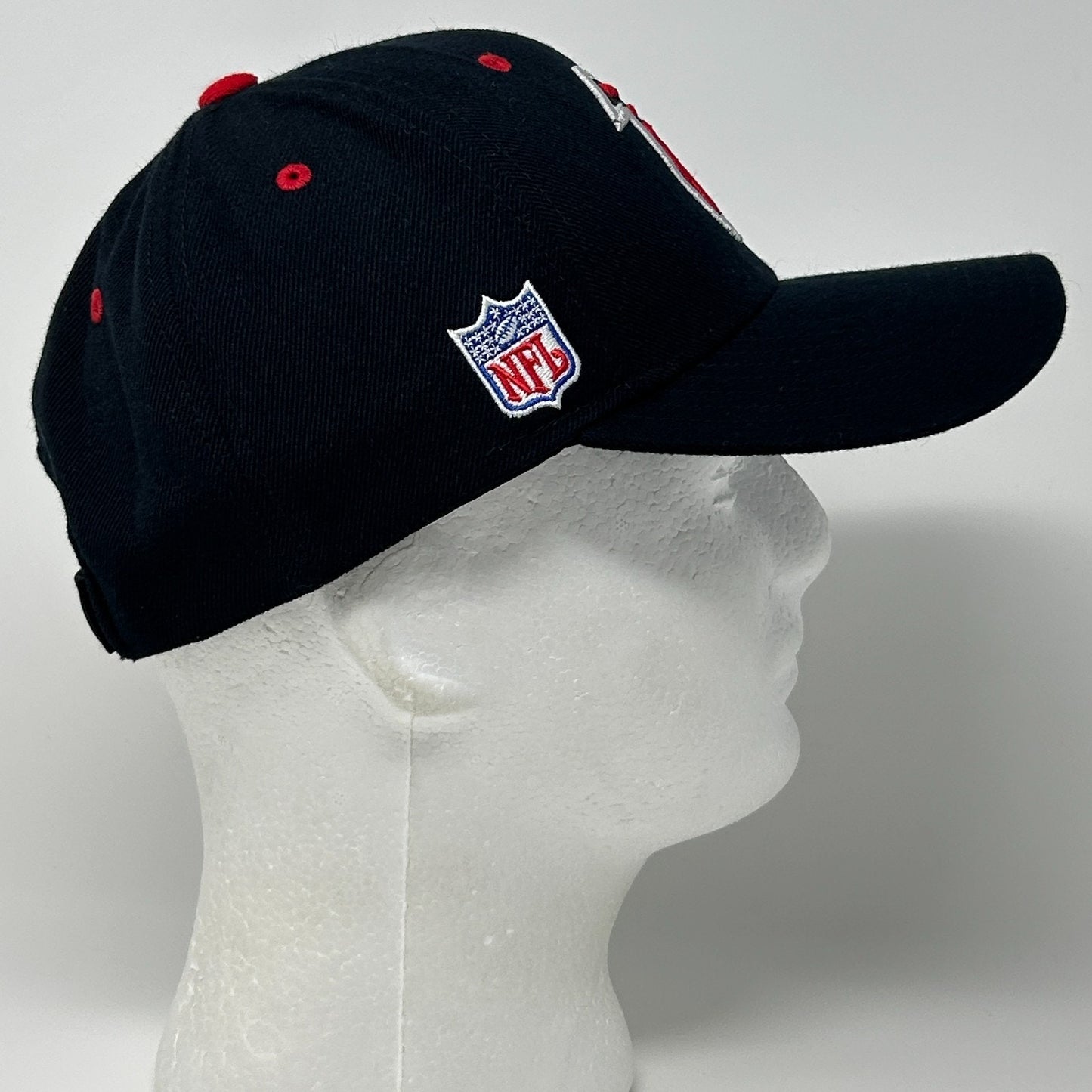 Atlanta Falcons Hat Cap Football NFL Reebok Strapback 6 Panel Wool Blend Black