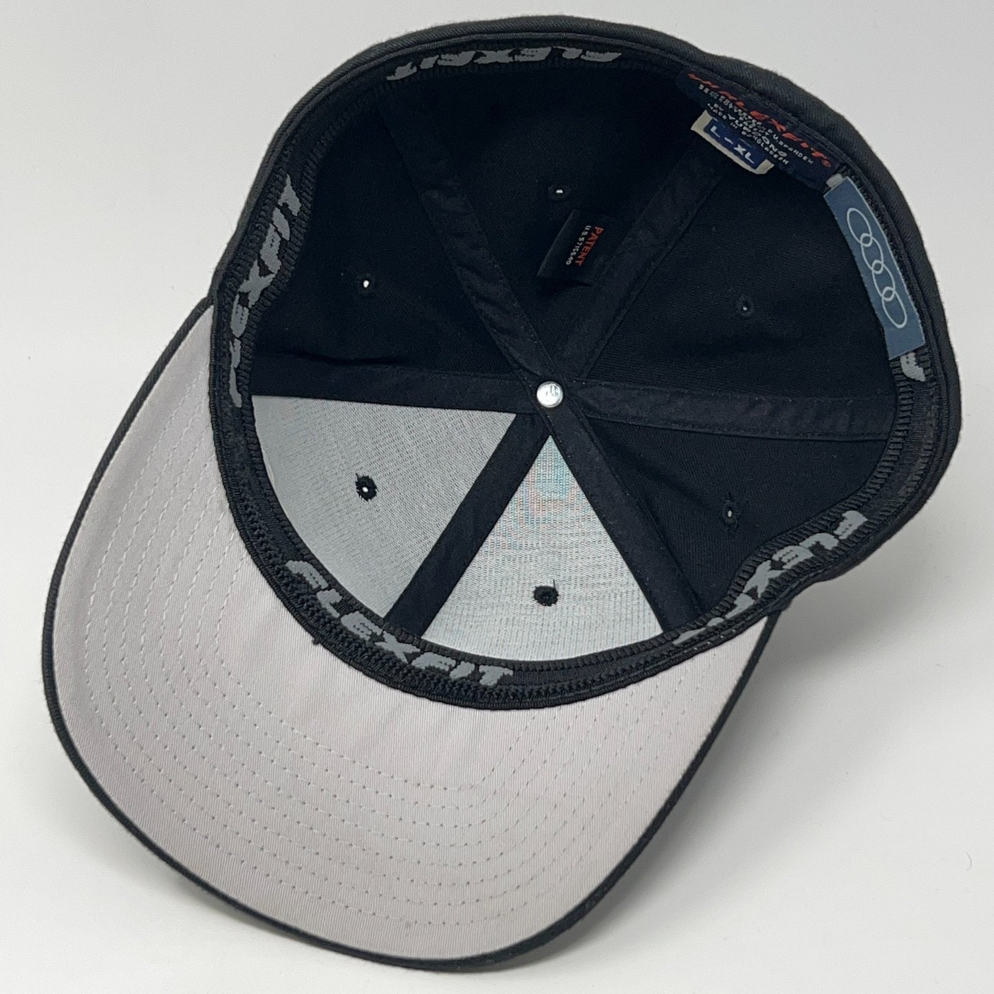 Audi Logo Hat Baseball Cap Cars Automobiles Vehicles 6 Panel Black FlexFit L-XL