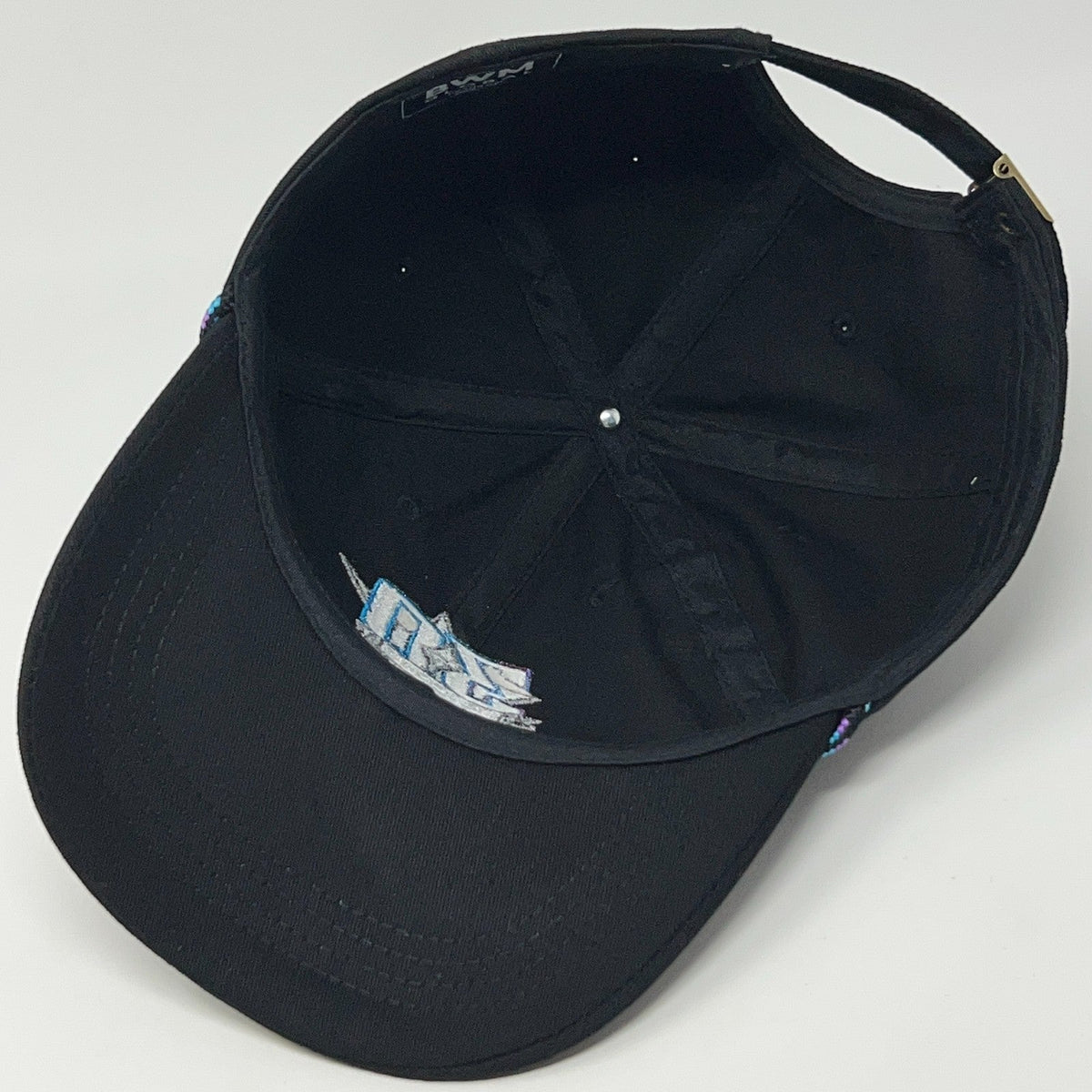 Las Vegas Aces WNBA 30 Seasons Dad Hat Black Rope Cord Strapback Baseball Cap