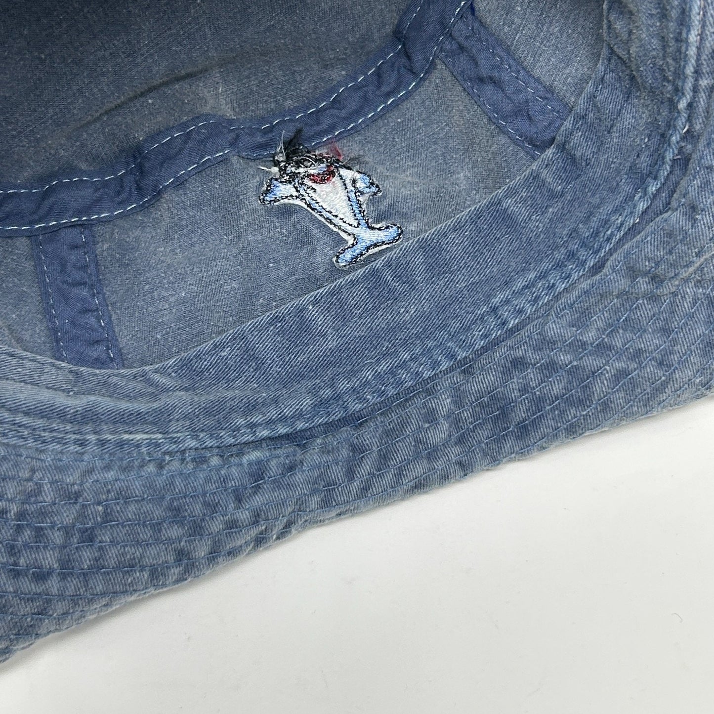 Vintage StarKist Charlie the Tuna Bucket Hat Blue Fishermans Hat Pail Hat S-M